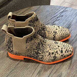 VIVAIA Square-Toe Water-Repellent Ankle Boots "Ryan PRO" NWOT